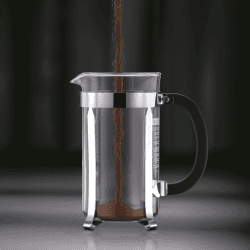Image showing the Caffettiera 8 cup coffee maker, 1 litre, Black product.