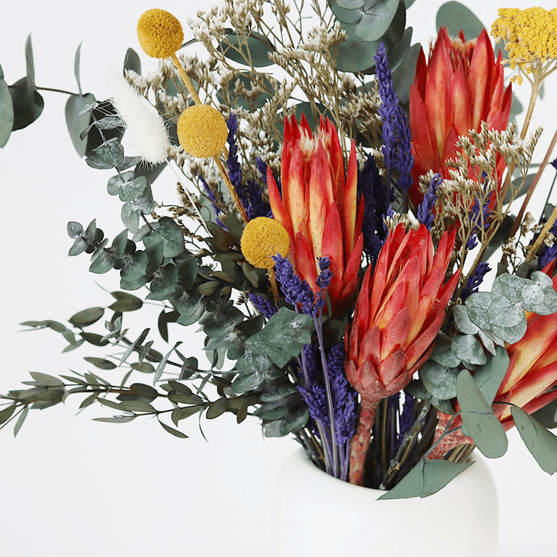 Colour Pop Large hand-tied bouquet, H42-48cm, Verbena
