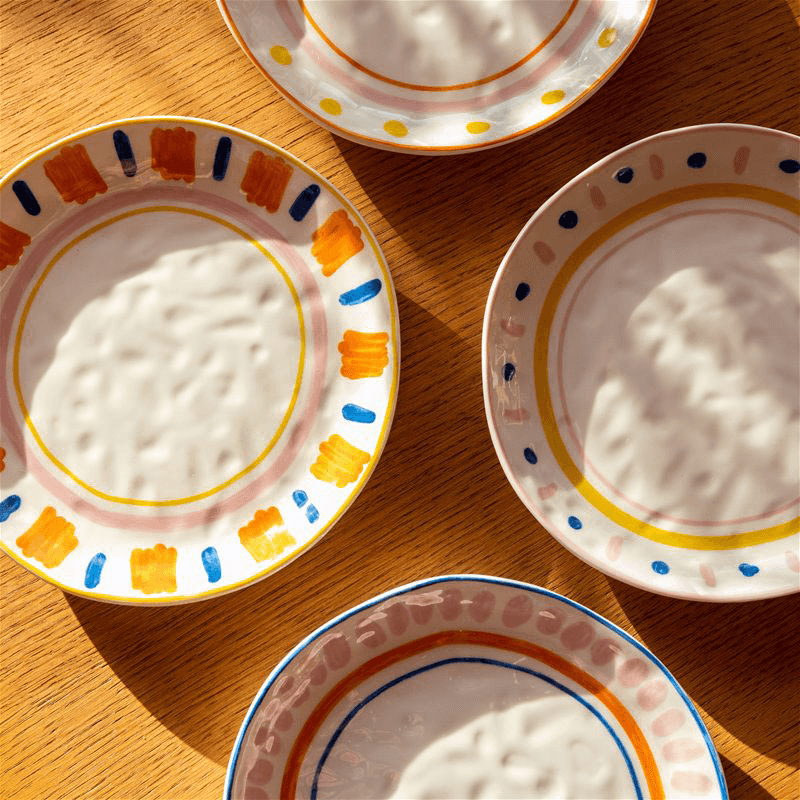 Boavista set of 4 plates, 21.5 cm, Multi