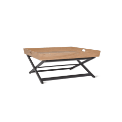 Image showing the Clockhouse Butlers Coffee Table, Natural & Carbon product.