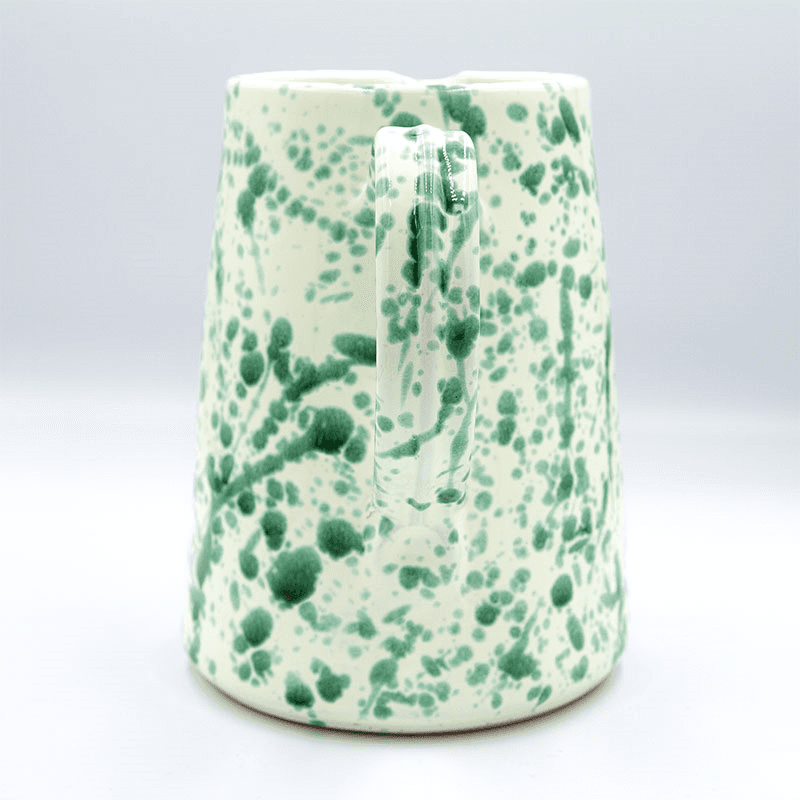 Splatter Jug, H14cm, Pistachio
