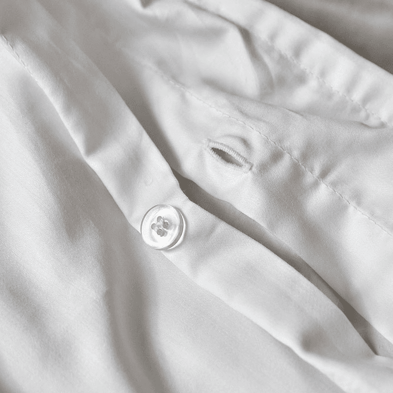 Scallop Edge Duvet Set, Super King, Silver