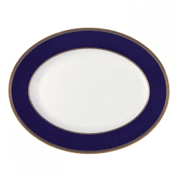 Image showing the Renaissance Gold Oval platter, 35cm product.