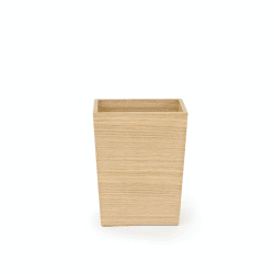 Image showing the 280 Mezza Rectangular bin, H28 x W22 x D16.5cm, Oak product.