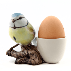 Image showing the Blue Tit Egg Cup, H9cm, Blue product.