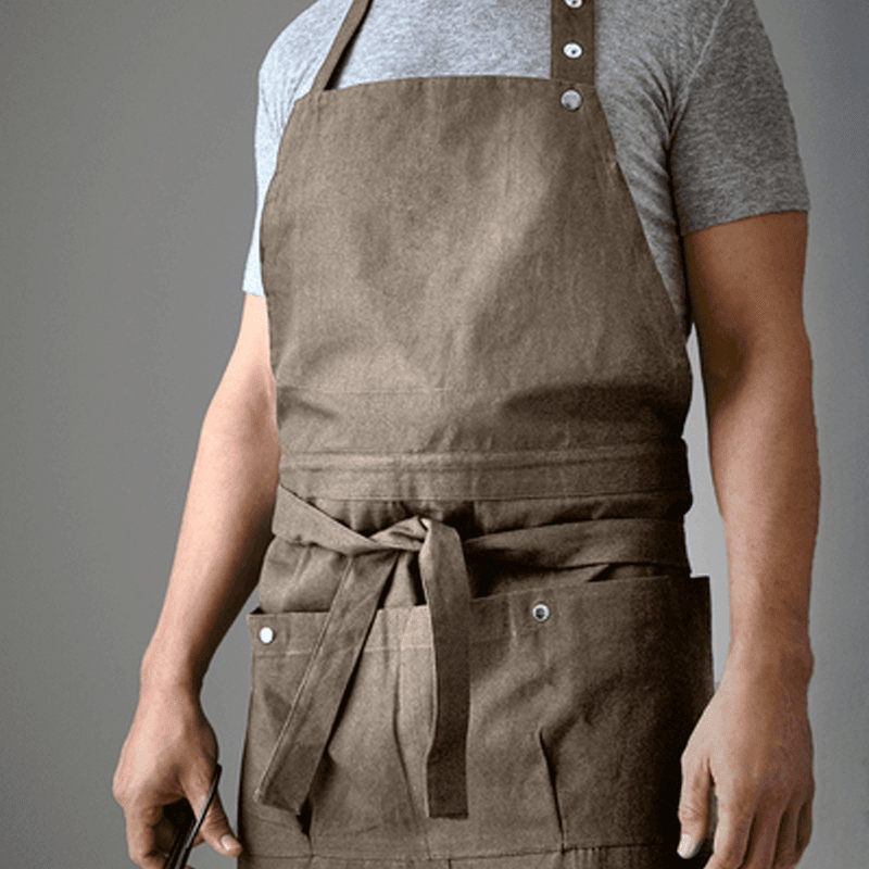 Canvas Garden Apron, 100 x 74cm, Clay