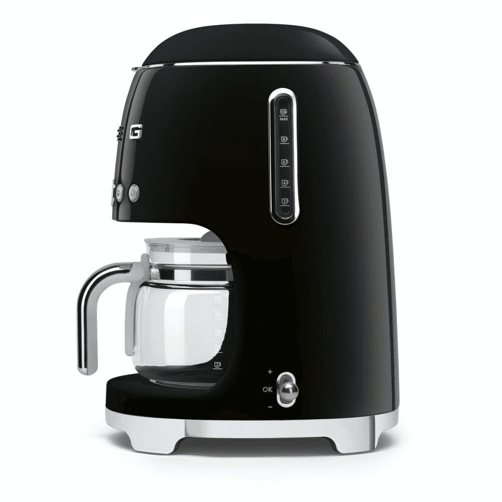 50's Retro Drip coffee machine, 1.4 litres, Black