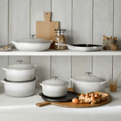 Image showing the Natural Cast Iron Griddle pan, 47 x 25 x 4cm, Light Grey product.