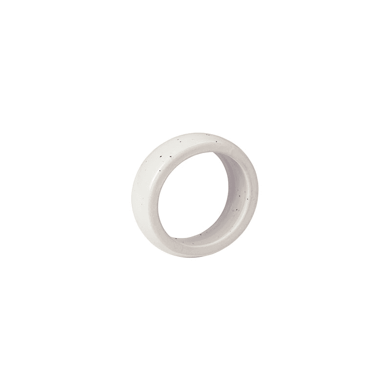 Nordic Set of 6 Napkin Rings, D4.5cm, Vanilla