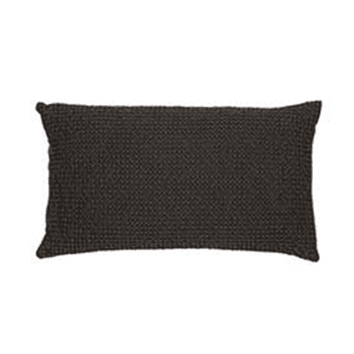 Maia Cushion, 30 x 50cm, Carbone