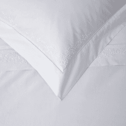 Image showing the Adeline Super king size duvet cover, W260 x L220cm, White product.