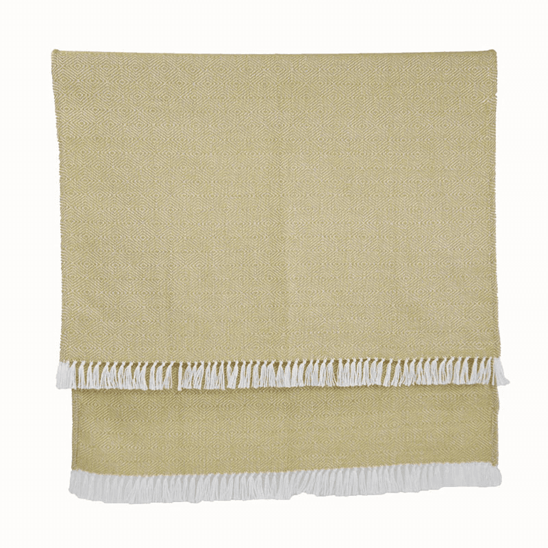 Diamond Blanket, 250cm x 130cm, Gooseberry