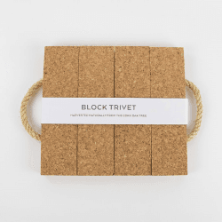 Image showing the Cork Trivet, W20 x L30cm, Natural product.