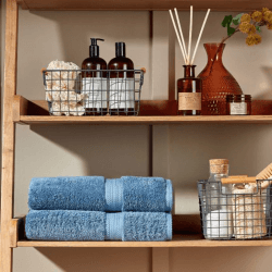 Image showing the Renaissance Hand Towel, Denim product.