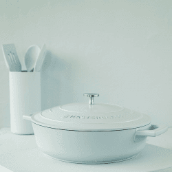 Image showing the Shallow Casserole Dish, 4L, Pastel Blue product.