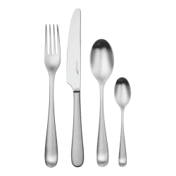 Image showing the Mogano 16 piece cutlery set, Satin product.