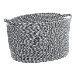 Image showing the Rena Storage basket, L38 x W27 x H24cm, Black product.