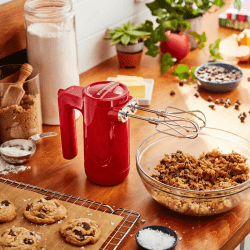 Image showing the Cordless Hand Mixer, Empire Red product.