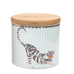 Image showing the Tiger Small Storage Jar, H10cm, Pastel product.