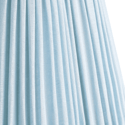 Image showing the scalloped Shade, 35cm, blue sky linen product.