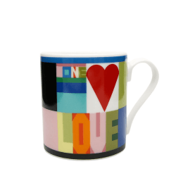 Image showing the Frances Collet One Love Mug, 275ml, Multicolour product.