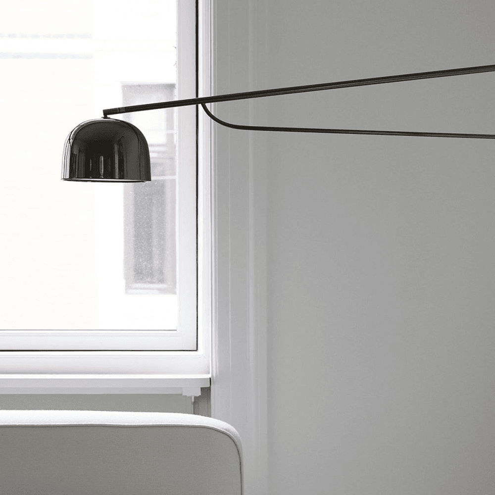 Grant Wall light, H32 x L18 x D111cm, Black