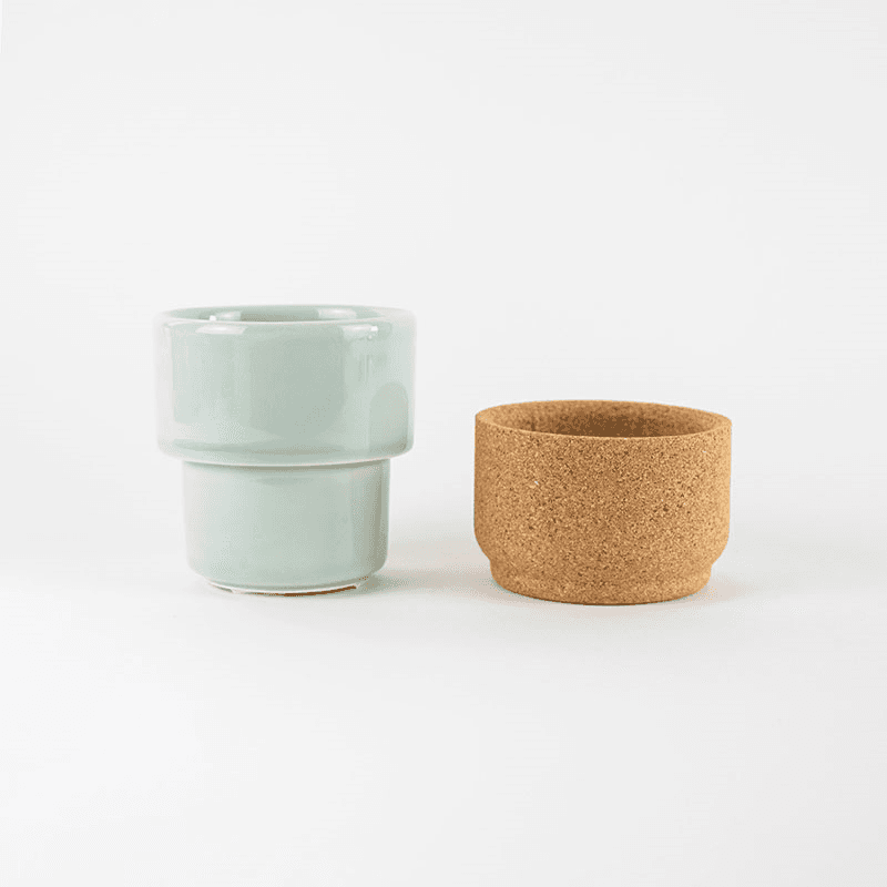 Eco Tea Set for Two, Aqua