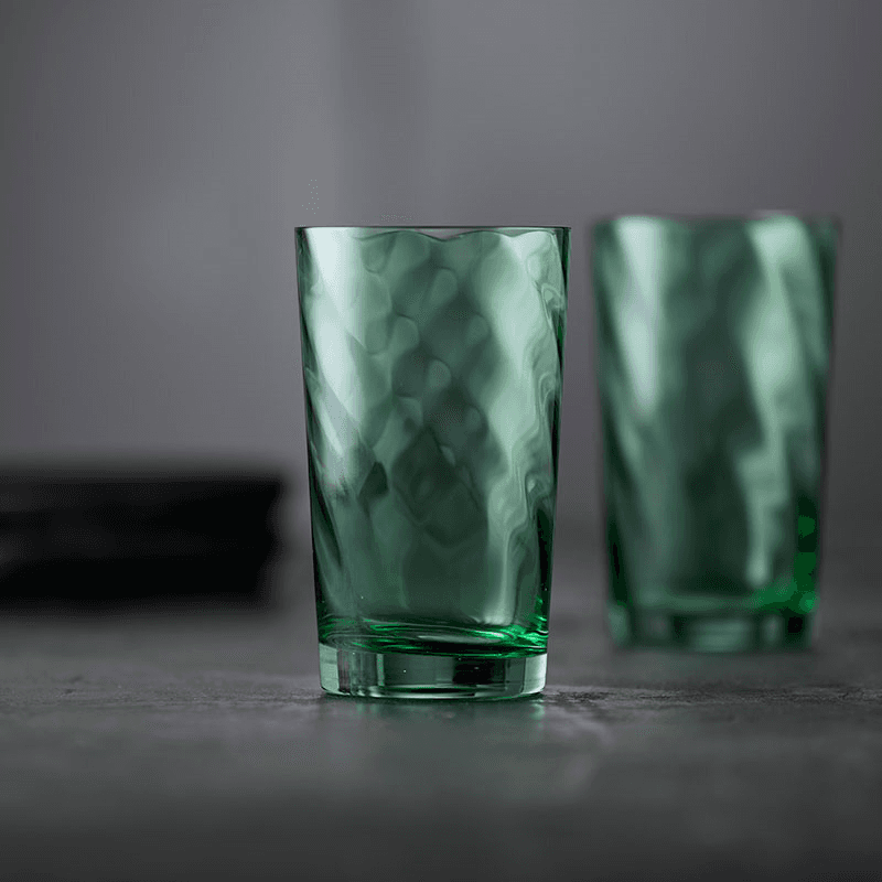 Vienna Set of 4 Highball Glasses, 450ml, Green