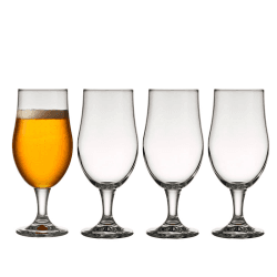 Image showing the Juvel Set of 4 Beer Glasses, 490ml, Clear product.