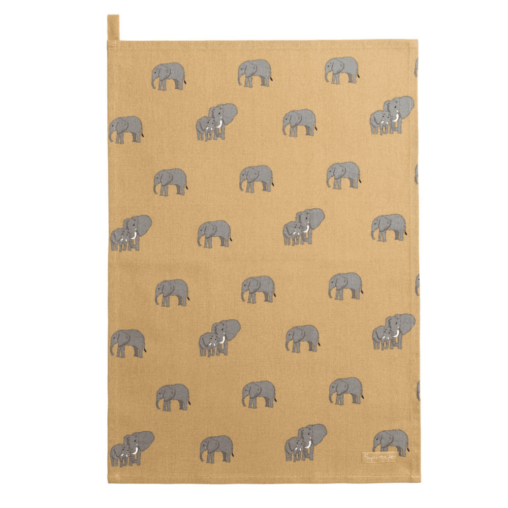 Elephant Tea towel, 45 x 65cm