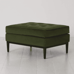 Image showing the Model 02 Velvet Ottoman, Vine product.