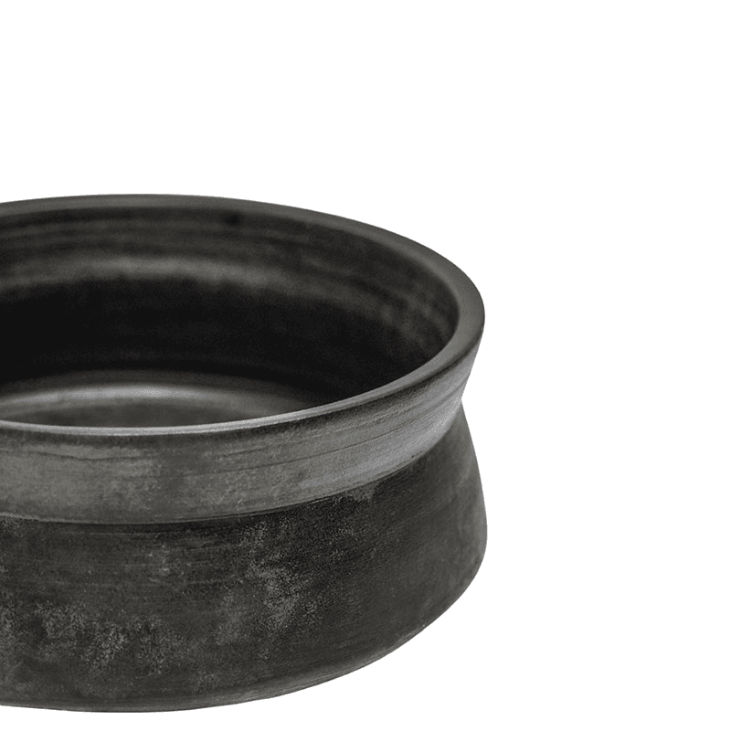 Kew Eclectic Orangery Handthrown Statement Bowl, D30cm, Bronze