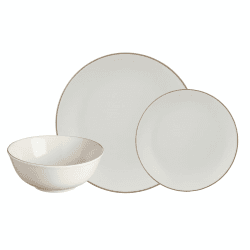 Image showing the Classic 12 piece dinnerware set, Cream product.