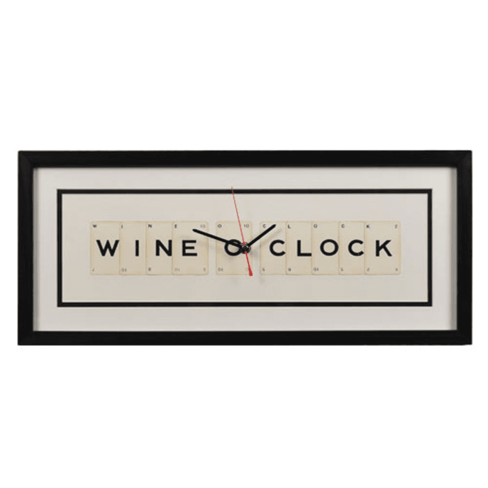 'Wine O'Clock' Clock