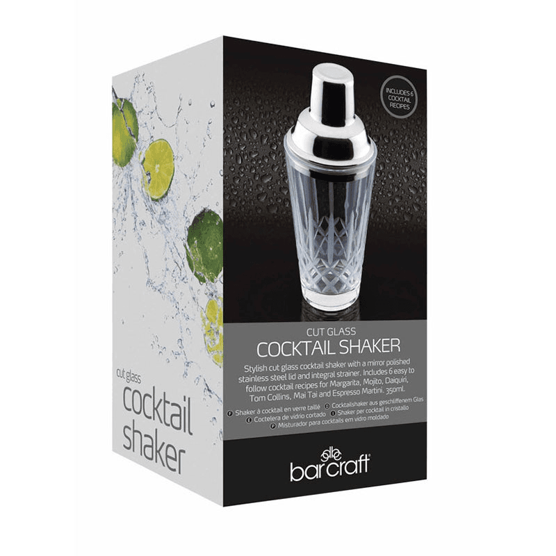 BarCraft Cocktail shaker, 35cl, Glass