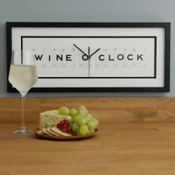 Image showing the 'Wine O'Clock' Clock product.