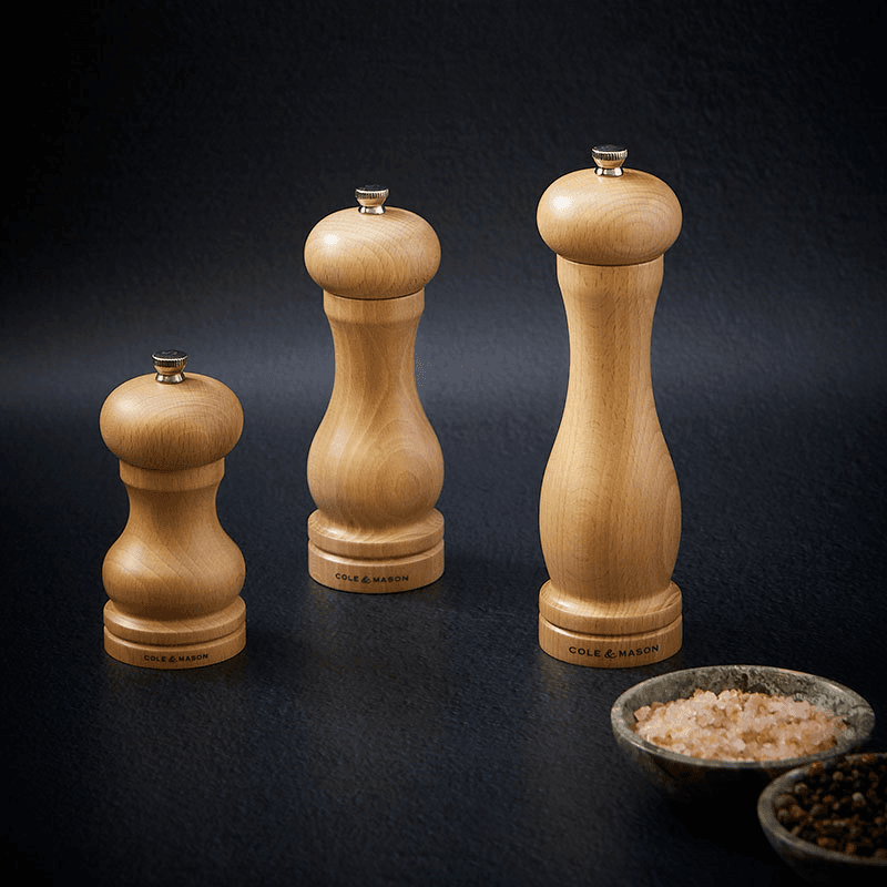 Capstan Pepper Mill, 20cm, Light Beech