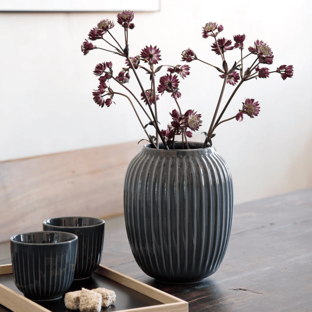Hammershoi Vase, H21 x W16.5cm, Anthracite