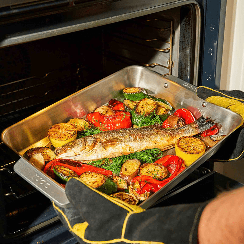 Large Roasting Pan, 44 x 30cm, Stainless Steel
