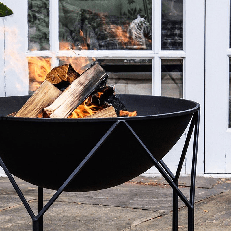Buckingham Outdoor firebowl, W70cm, Black