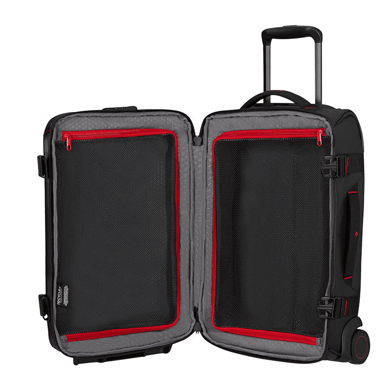 Ecodiver Duffle with Wheels, H55 x L35 x W23cm, Black