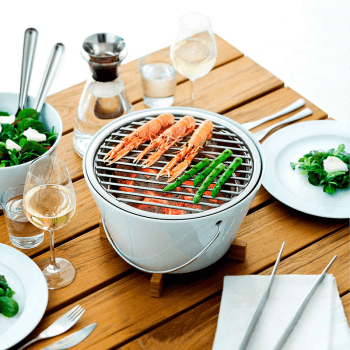 Image showing the Table Grill, D30cm, White product.
