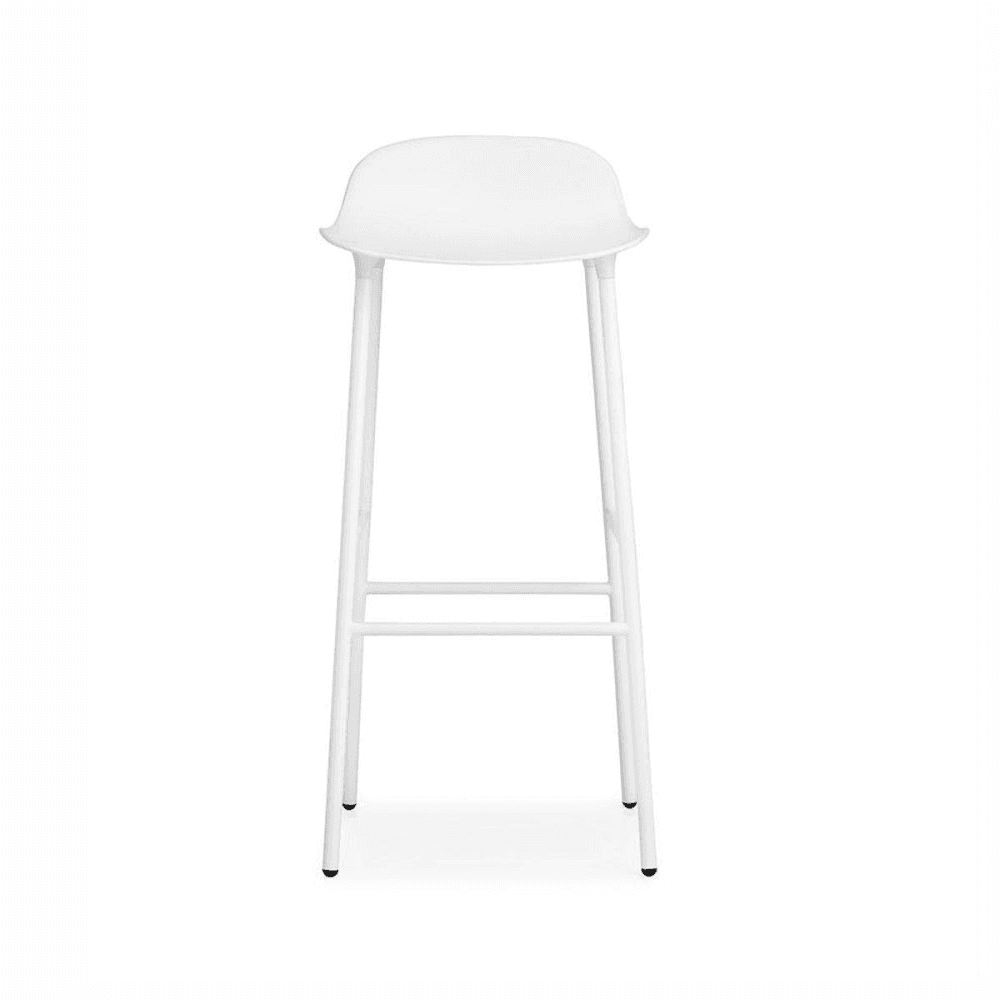 Form Bar stool, H77cm, White