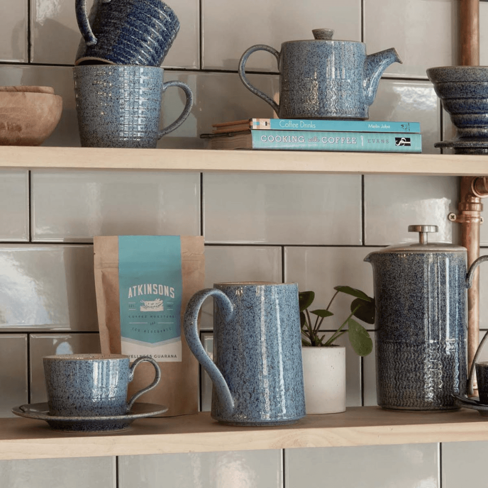 Studio Blue Pair of tea cups, H12.5cm - 26cl, Flint