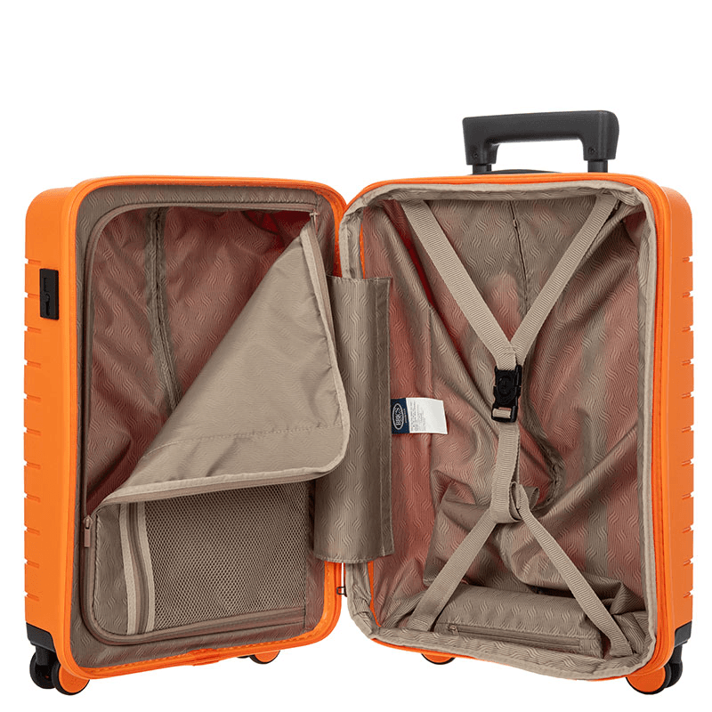 Ulisse Expandable Carry-on Suitcase, H55cm x L37 x W23cm, Orange