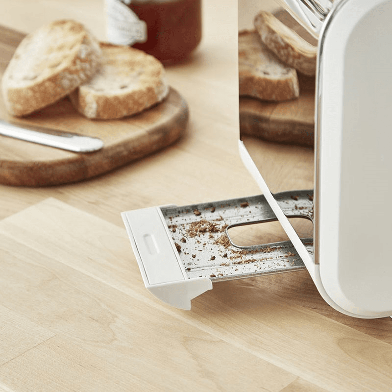 Nordic 2-Slice Toaster, Cotton White, White