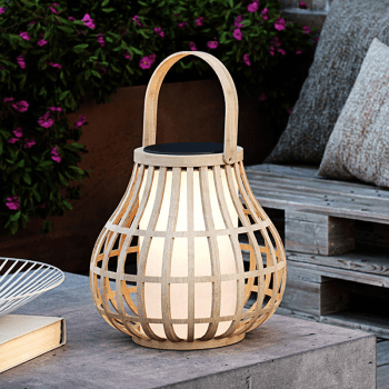 Image showing the Leo Portable Solar Light, H30cm, Natural product.