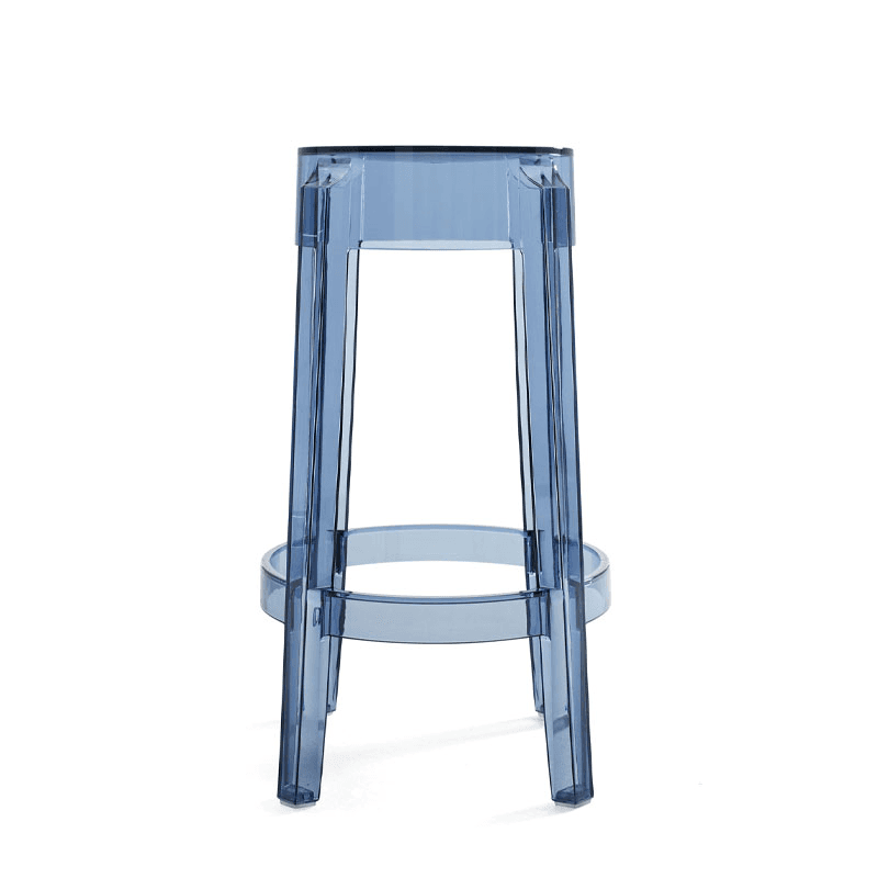 Philippe Starck 2005 Charles Ghost Stool, H65cm, Powder Blue