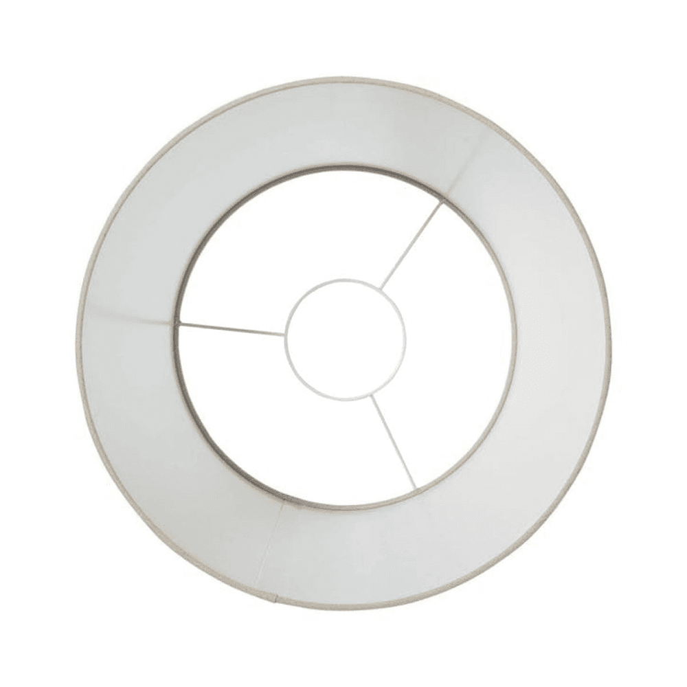 Drum Linen shade, D45cm, Natural