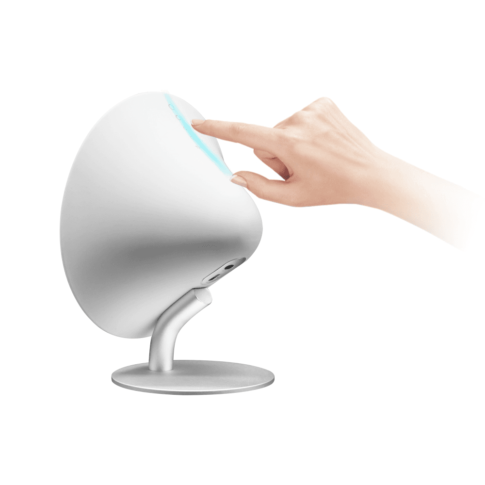 Mini Halo One Bluetooth speaker, H16 x L14 x D6cm, Matt White